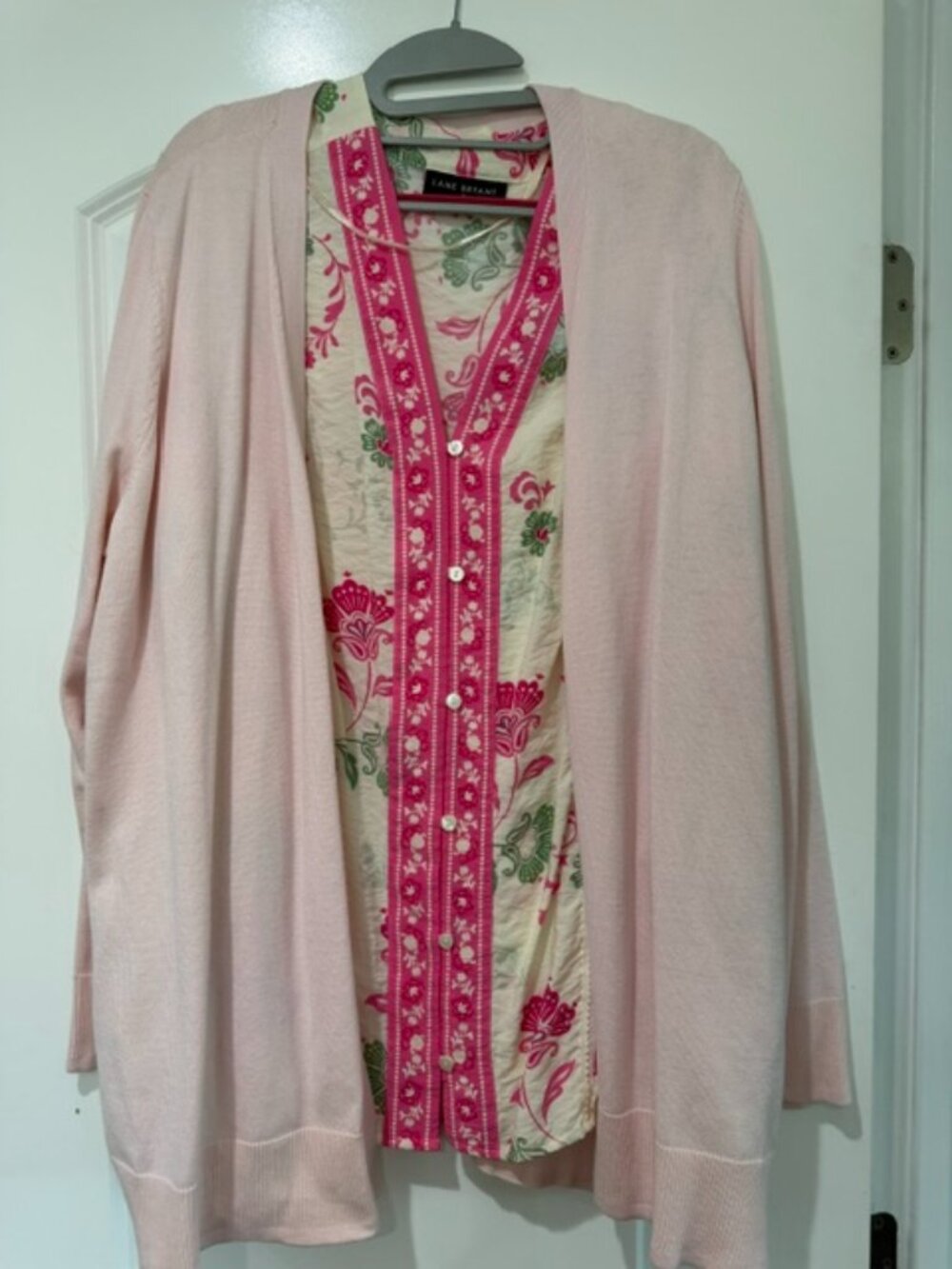 LANE BRYANT plus size blouse & cardigan size 18